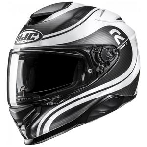 Casco de moto integral HJC RPHA 71 Cleta MC10SF negro-blanco