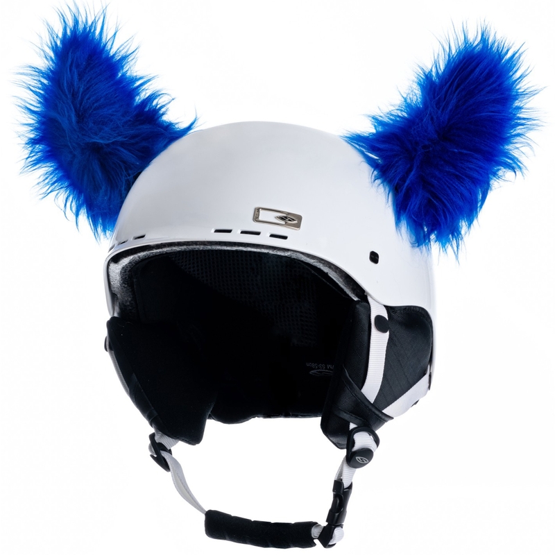 Crazy Ears casco orejas Cuernos azul