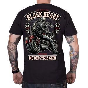 camiseta Black Heart Coffin negra