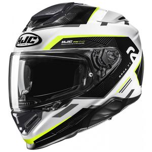 Casco Integral de Moto HJC RPHA 71 Ellon MC3H Blanco-Negro-Amarillo Fluo