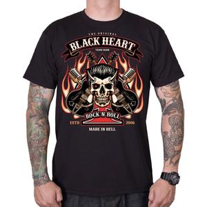 Camiseta Black Heart HillBilly Niño negra