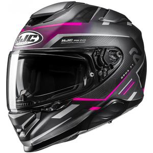 Casco de moto integral HJC RPHA 71 Ellon MC8SF negro-rosa