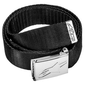 Cinturón Alpinestars Ageless Web negro con hebilla cromada