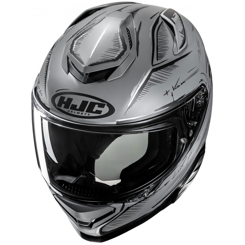 Casco de moto integral HJC RPHA 71 Teth MC5SF gris