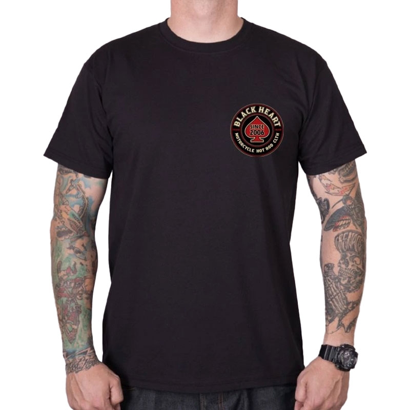 Camiseta Black Heart Air Fighter negro