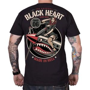 Camiseta Black Heart Air Fighter negro
