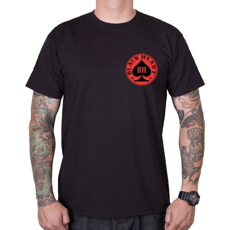 Camiseta Black Heart Ace negra