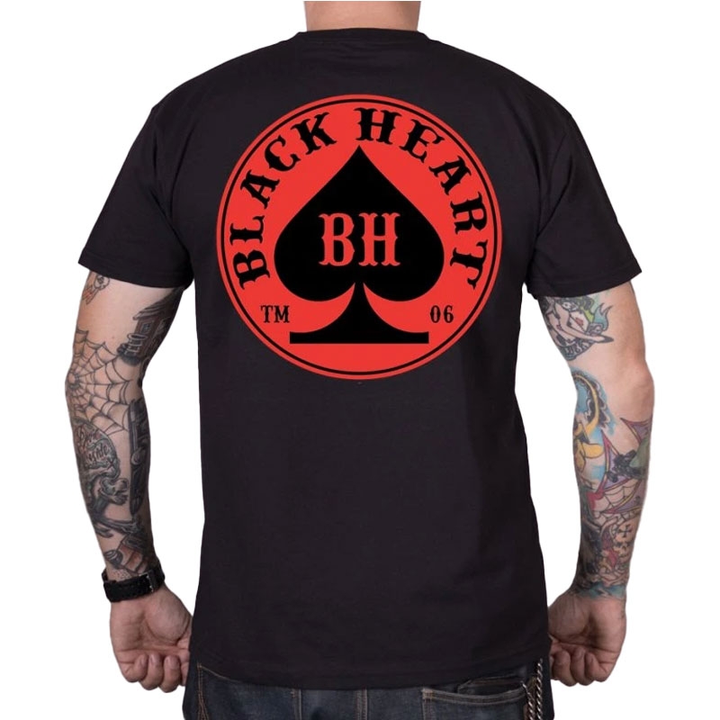 Camiseta Black Heart Ace negra