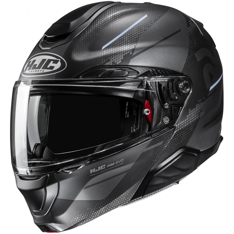 HJC RPHA 91 Blat MC5SF casco de moto abatible negro