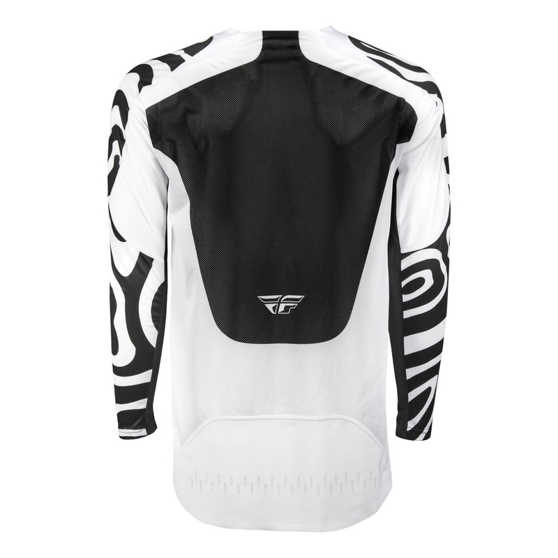 Camiseta motocross FLY Racing Evolution blanco-negro