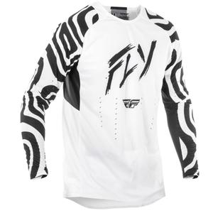 Camiseta motocross FLY Racing Evolution blanco-negro