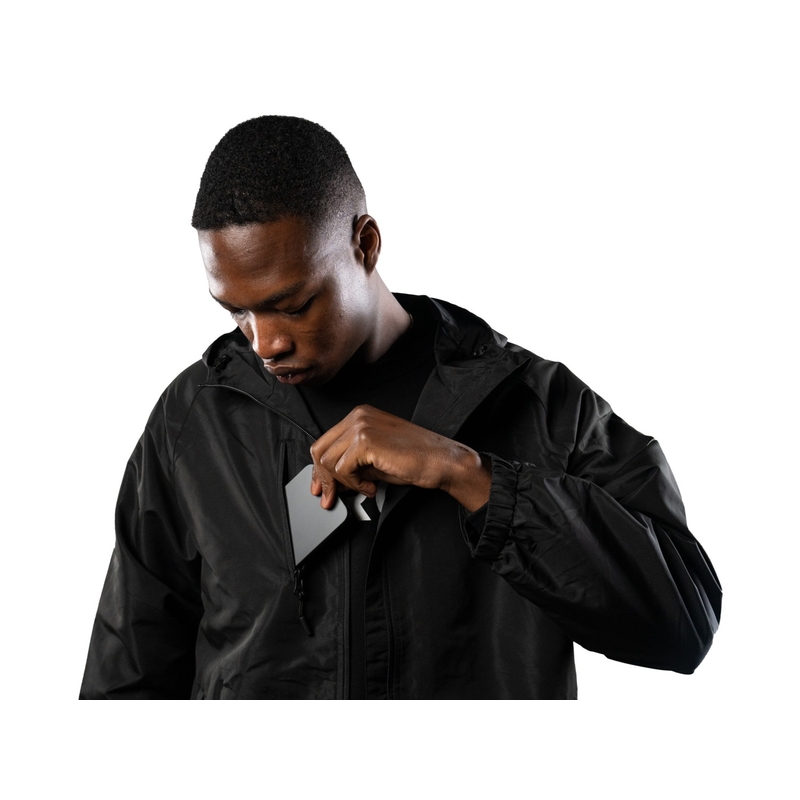Chaqueta impermeable Airoh negra