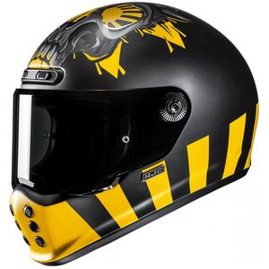 Casco de moto integral HJC V10 Crania MC3SF negro-amarillo