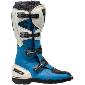 Botas motocross SiDi Agueda azul-beige