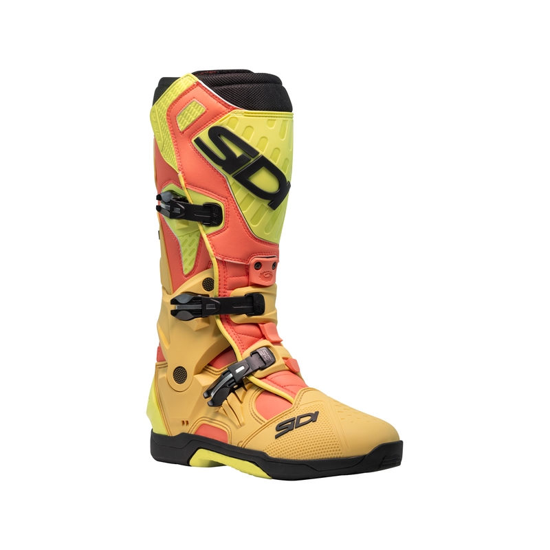 Botas de moto SiDi Crossair dorado-verde