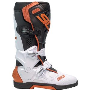Botas moto SiDi Crossair blanco-negro-bronce