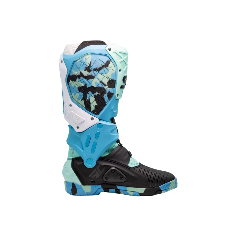 Botas de moto SiDi Crossair X negro-turquesa