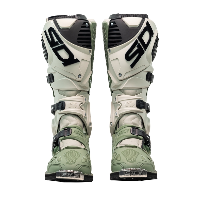 Botas moto SiDi Crossfire 3 verde-beige