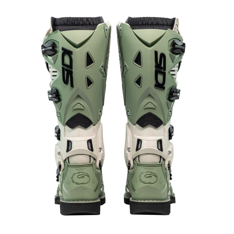Botas moto SiDi Crossfire 3 verde-beige