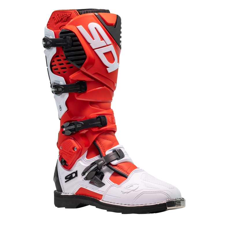 Botas de moto SiDi Crossfire 3 rojo-blanco