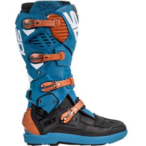 Botas moto SiDi Crossfire 3 SRS azul-bronce