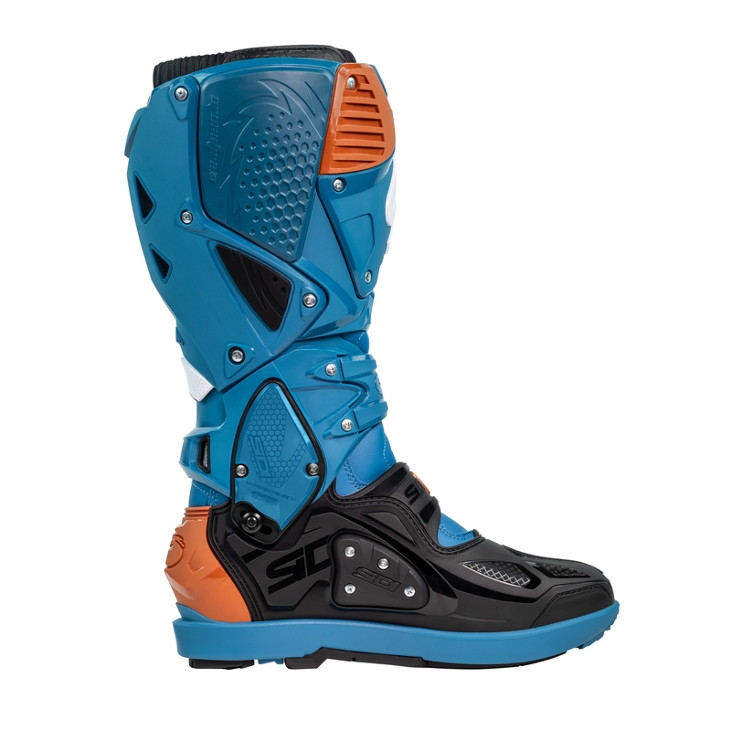 Botas moto SiDi Crossfire 3 SRS azul-bronce