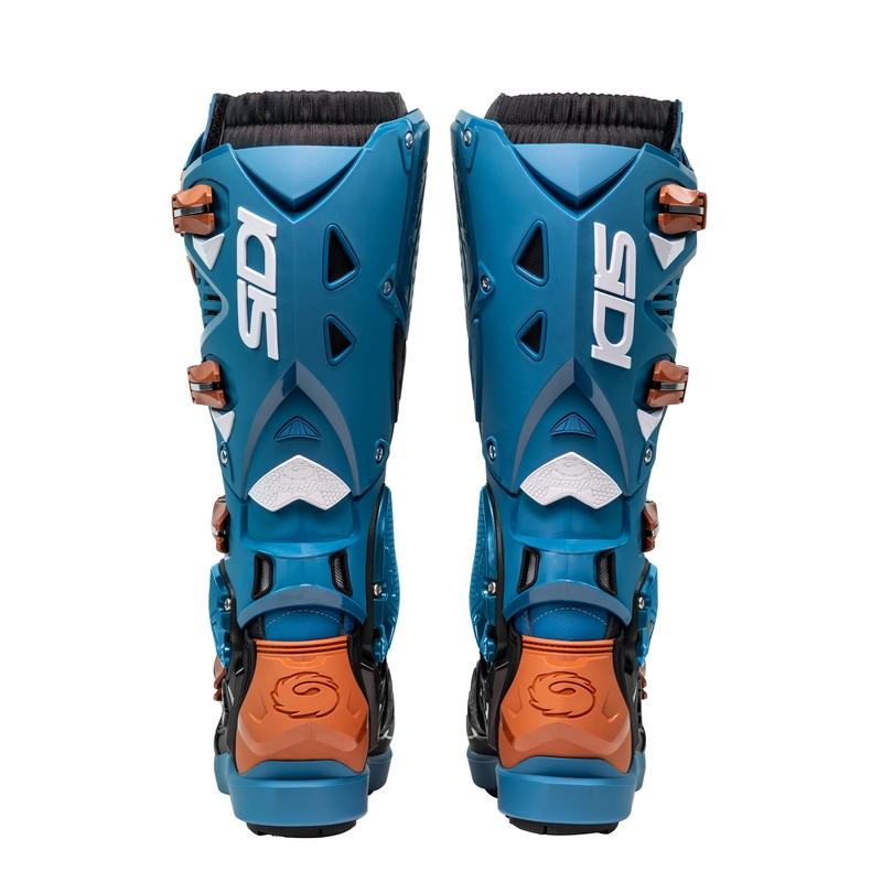 Botas moto SiDi Crossfire 3 SRS azul-bronce