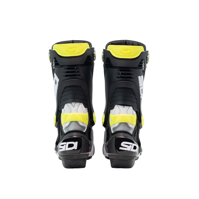 Botas de moto SiDi Rex blanco-negro-amarillo