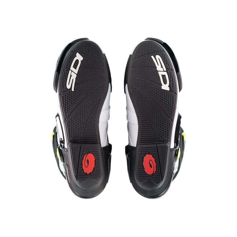 Botas de moto SiDi Rex blanco-negro-amarillo