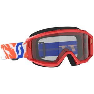 Gafas de motocross para niños SCOTT Primal Youth rojo con plexiglás transparente