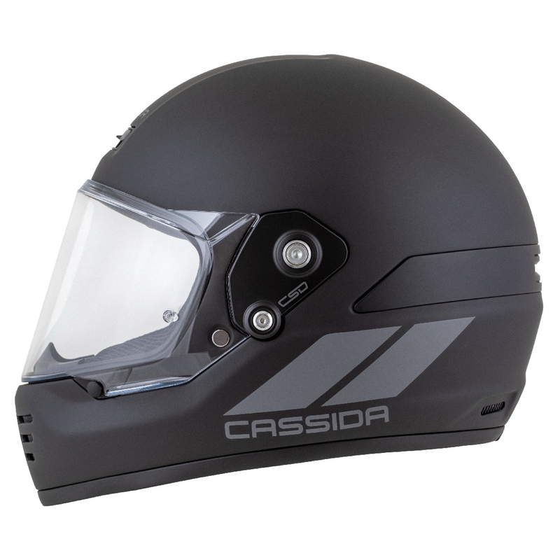 Casco enduro Cassida FormX FlatOut negro mate-gris oscuro