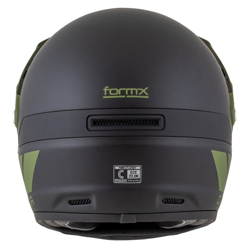 Casco enduro Cassida FormX FlatOut negro mate-verde