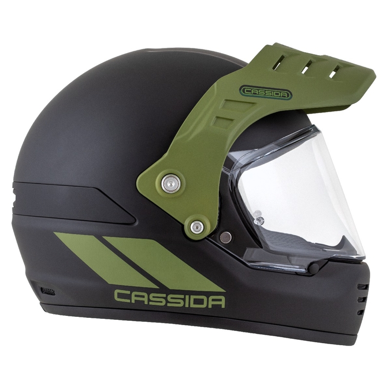 Casco enduro Cassida FormX FlatOut negro mate-verde