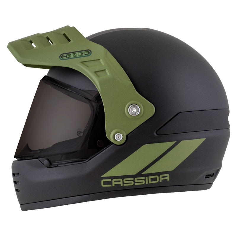 Casco enduro Cassida FormX FlatOut negro mate-verde
