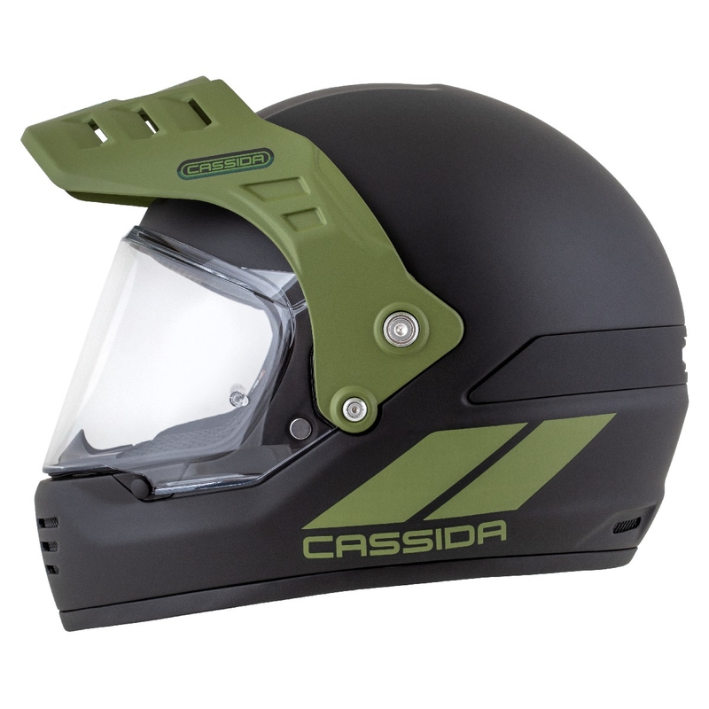 Casco enduro Cassida FormX FlatOut negro mate-verde