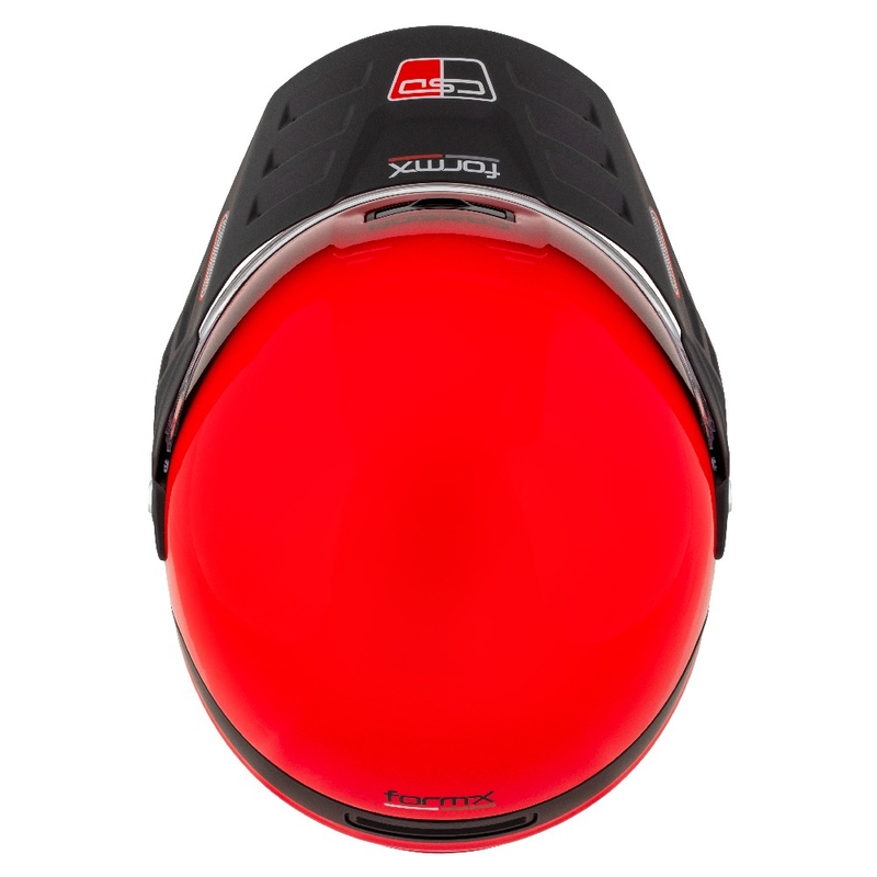 Casco enduro Cassida FormX Jawa RotaX rojo-blanco-oro