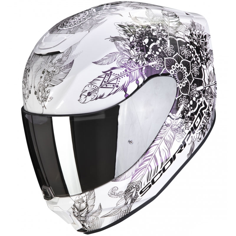 Casco integral de moto Scorpion EXO-391 Dream blanco