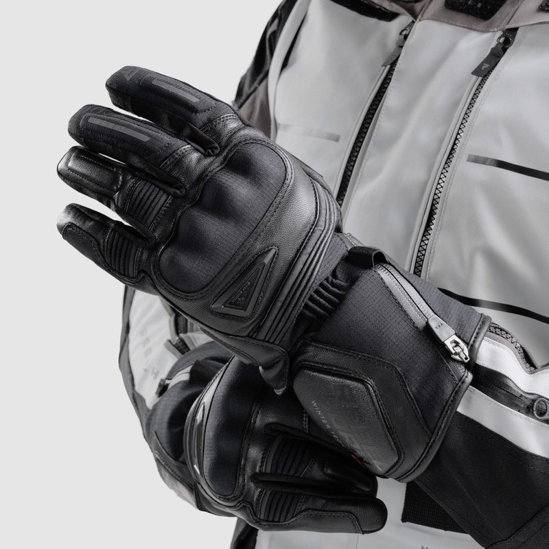 Guantes de moto Rebelhorn Summit Winter negro