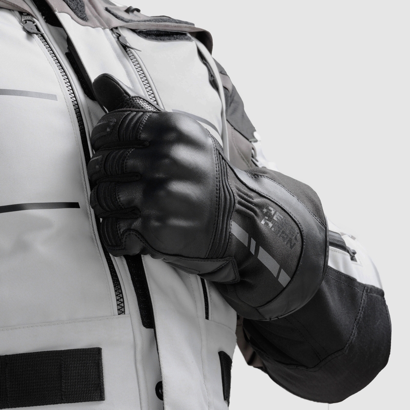 Guantes de moto Rebelhorn Tracer WP negro
