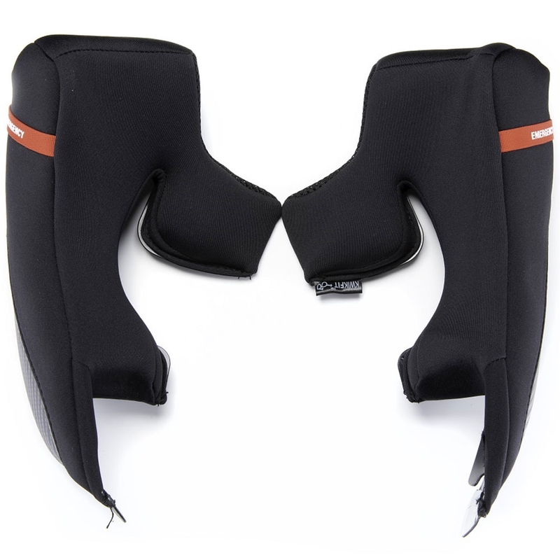 Mejilla para casco SCORPION EXO-R1 EVO negro