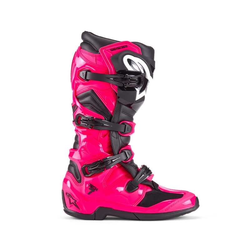 Botas motocross Alpinestars TECH 7 rosa-negro