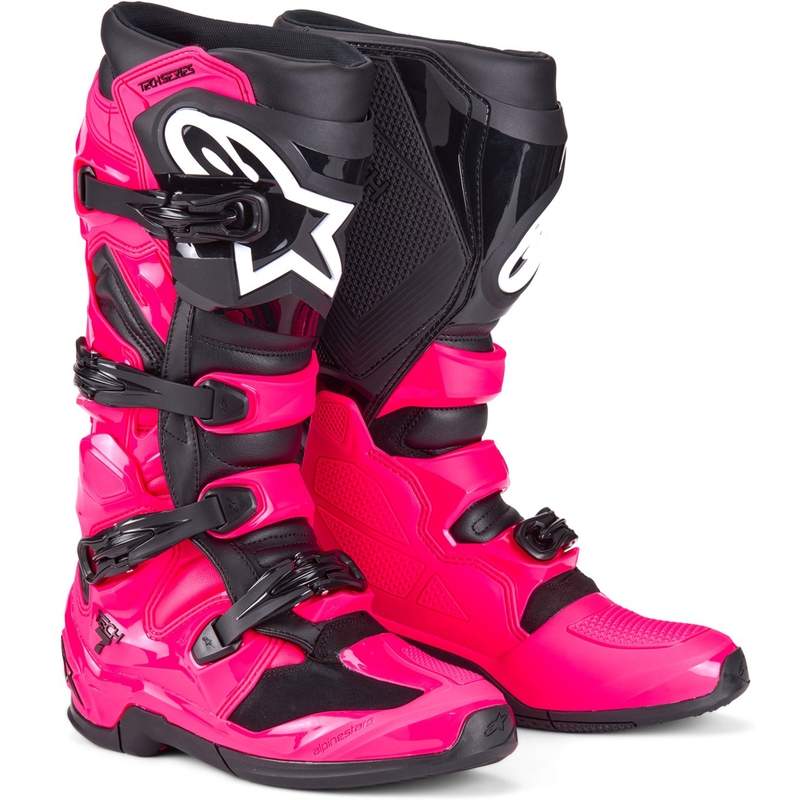 Botas motocross Alpinestars TECH 7 rosa-negro