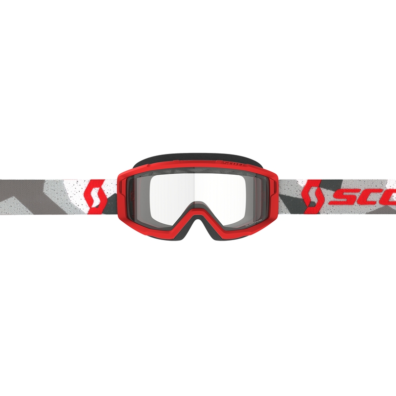Gafas de motocross SCOTT Primal Enduro camo rojo con plexiglás transparente liquidación