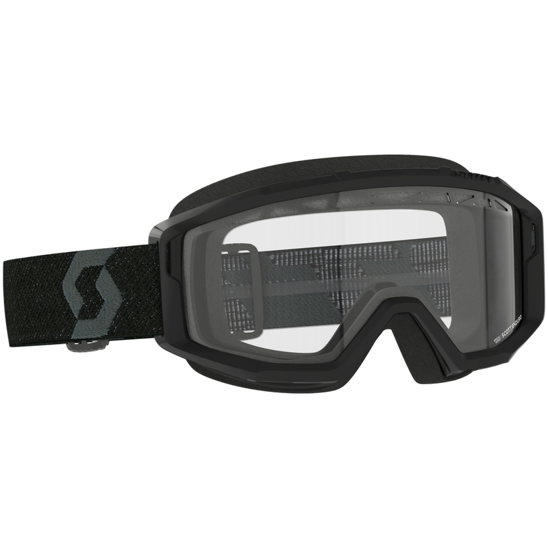 Gafas de motocross SCOTT Primal Enduro negro con plexiglás transparente