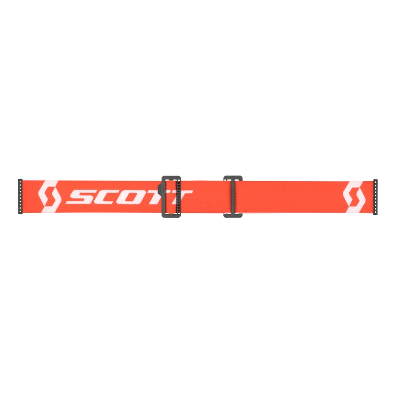 Gafas de motocross SCOTT Primal Clear naranja-blanco con plexiglás transparente