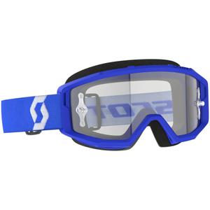 Gafas de motocross SCOTT Primal Clear azul con plexiglás transparente