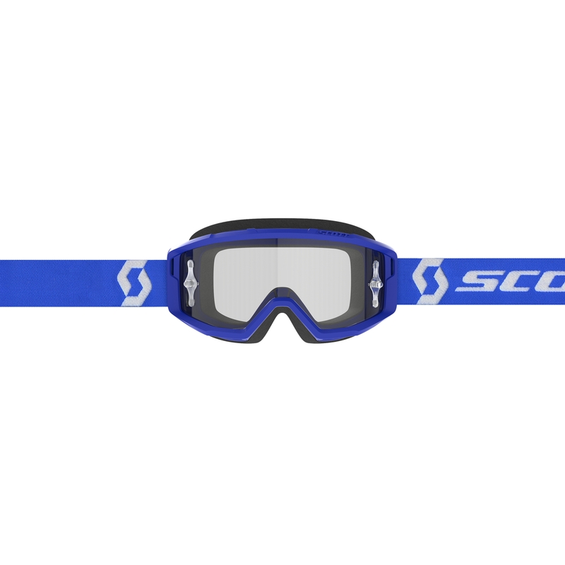 Gafas de motocross SCOTT Primal Clear azul con plexiglás transparente
