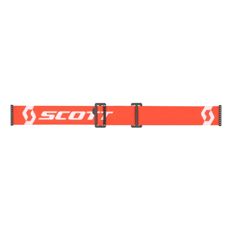 Gafas de motocross SCOTT Primal CH naranja-blanco con plexiglás cromado naranja