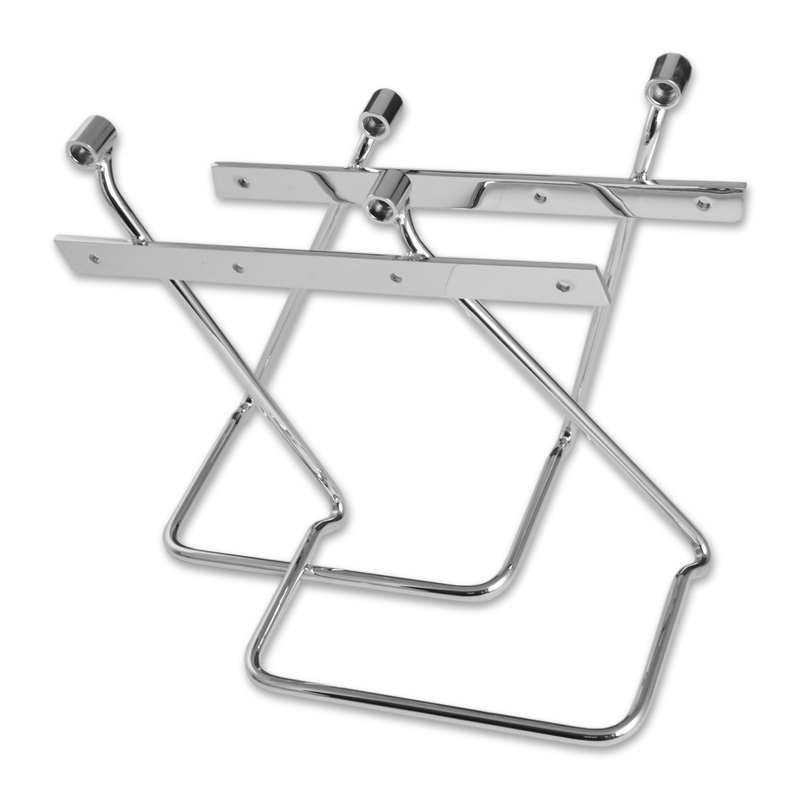 Marcos de soporte para alforjas con respaldo HONDA VT1100 C3 Aero cromado