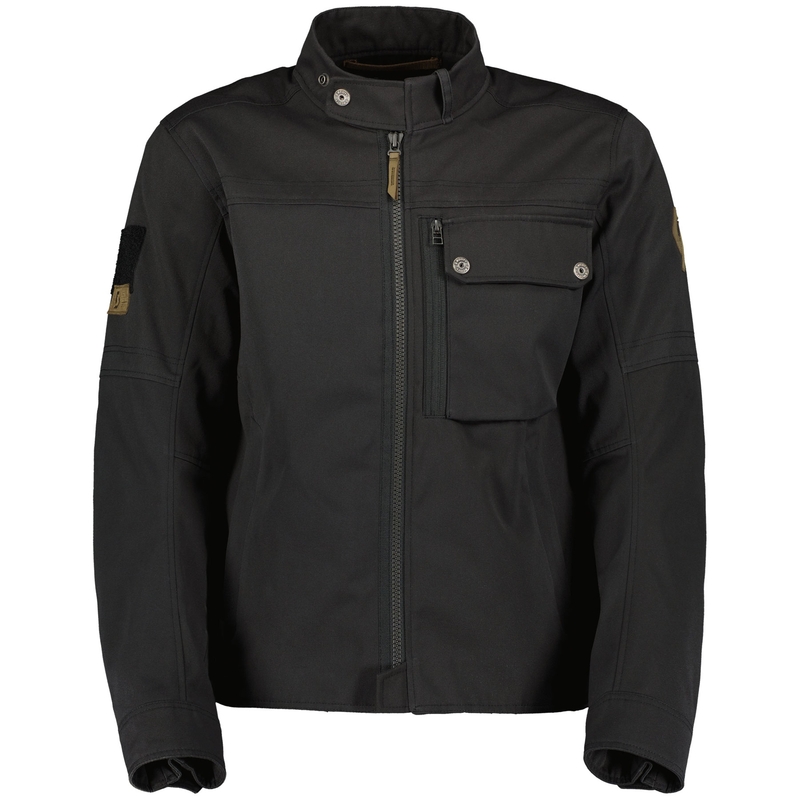 Chaqueta de moto SCOTT JACKET VINTAGE negro